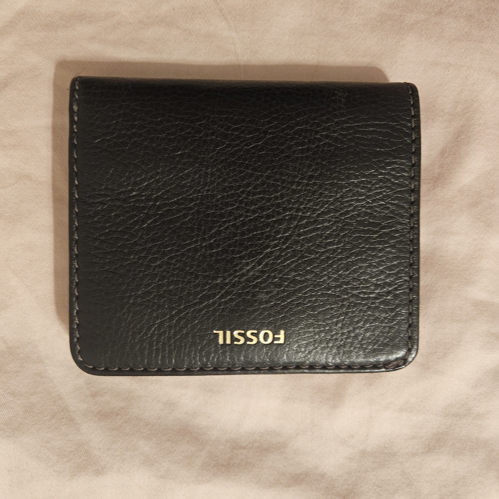 Fossil Black Leather Wallet
